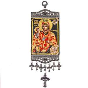 Figura cristiana icónica de 10 cm, decoración para colgar en la pared, modelo 1837 - Product Image 1