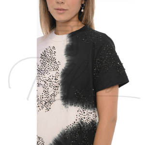 Camisetas con Diseño de Pedrería Personalizado, Lavado Ácido, Impresión, Tendencia 2026, para Hombre y Mujer, Verano, Ecológicas, Transpirables, con Logotipo Personalizado - Product Image 6