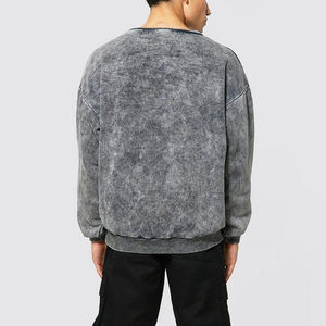 Prix de gros Sweatshirts personnalisés pour le lavage à l'eau Sweatshirts respirants en coton mélangé avec le lavage à l'eau d'hiver - Product Image 2