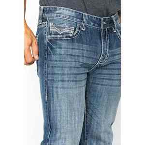 Nouveau jean ample coupe bootcut respirant pour homme, style streetwear, vente en gros - Product Image 4