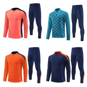 Maillots de football pour hommes de haute qualité, version joueur thaïlandais, personnalisés, pas chers, à séchage rapide, ensemble de survêtement de football - Product Image 3