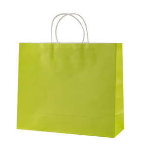 Vente en gros Bolsa De Papel Sacs fourre-tout à emporter de qualité alimentaire bon marché 130gsm Sacs en papier kraft marron et blanc - Product Image 3