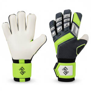 Gants de gardien de but professionnels en latex respirant de haute qualité avec logo personnalisé, antidérapants, design personnalisé - Product Image 1