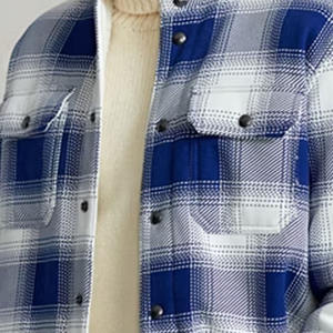 Woolen custom Breathable Men Shackets Premium Quality Decent Style OEM/ODM Wholesale Bulk Order Available All Sizes And Colors - Product Image 4