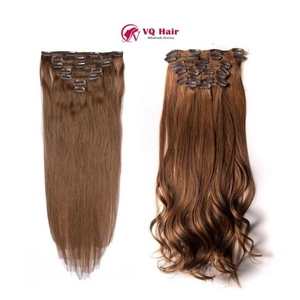 Extensión de cabello Remy vietnamita virgen 100% cabello humano con clip de Vietnam - Product Image 4