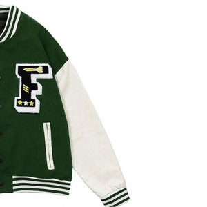 Personalizado Unisex Varsity chaqueta bordado impresión béisbol Universidad uniforme Streetwear prendas de vestir exteriores para todas las estaciones - Product Image 3