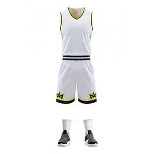 Uniforme de basket-ball en maille, respirant, avec sublimation, vêtements de sport personnalisés pour hommes - Product Image 4