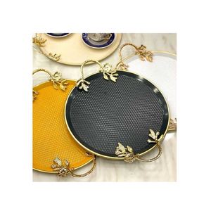 For Ramadan Special Stainless Steel Breakfast <b>Tray</b> for Home and Restaurants Durable Metal <b>Serving</b> <b>Tray</b> for Dinnerware - Product Image 1
