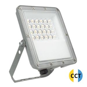 Proyector LED exterior CCT gris 20W 2000lm IP65 3000/4000/6000K Spectrum (SLI029082CCT_PW) - Product Image 1