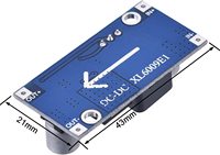 Module convertisseur élévateur de tension DC-DC réglable XL6009 XL6009E1 4,5-30V 5-35V, fréquence de commutation 400KHz pour audio/vidéo