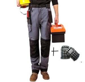 100% Cotton <b>Electric</b> Welding Suit Men's Flame Retardant Workwear Protective Wear-resistant Welder Uniform Jacket Pants Set - Product Image 1
