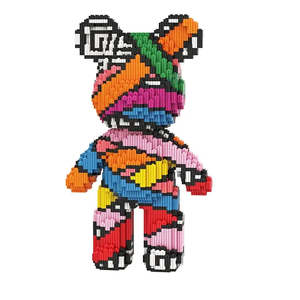 ตัวต่อ Bearbrick Mini-Blocs ของเล่นเสริมพัฒนาการ ชุดตัวต่อพลาสติก ABS แบบ DIY พร้อมบรรจุภัณฑ์ - Product Image 5