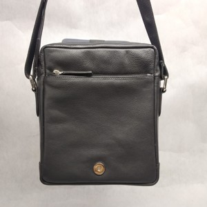 Alta demanda de logotipo personalizado de cuero Sling Crossbody Messenger Bags PVC forrado hombres viaje Vintage cremallera al por mayor precios baratos - Product Image 3