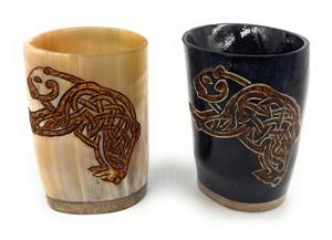 Vaso de chupito de cuerno Natural de diseño antiguo, taza para beber de ágata de oso, barra de tamaño personalizado hecha a mano, exquisita calidad de exportación pulida - Product Image 4