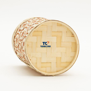 Caja de almacenamiento de bambú hecha a mano de alta calidad diseñada para las vacaciones de Ramadán elaborada en Vietnam - Product Image 2