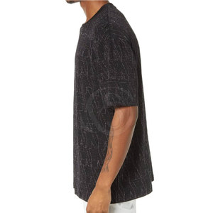 Camiseta Casual Personalizada para Hombre, Talla Grande, Logotipo Frontal, Tejida, 100% Algodón, Transpirable, Manga Corta, Cuello Redondo - Product Image 5