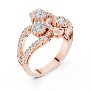 แหวนทองคำขาว 14K ประดับเพชรแล็บโกรว์ 0.78 กะรัต ดีไซน์วินเทจสำหรับผู้หญิง |   งานหมั้นแต่งงาน |   ชุดลำลองสำหรับใส่ทุกวัน |   ชุบทองคำหรูหรา - Product Image 6