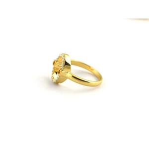 แหวนแต่งงานทองคำแท้ 14k สำหรับเธอ ดีไซน์เพชรทรงรี - Product Image 5