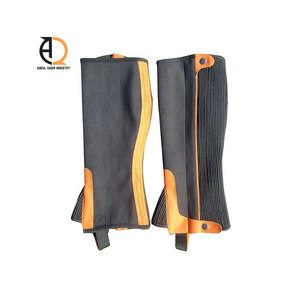 Chaparreras de Media Pierna de Alta Calidad para Equitación, Cuero Vacuno Genuino, Estilo Occidental - Product Image 6