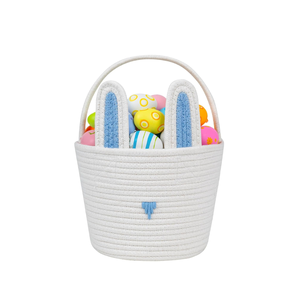 Paniers de rangement de Pâques en coton faits à la main de nouveau design pour organiser le panier de Pâques de bébé de l'usine du Vietnam - Product Image 1