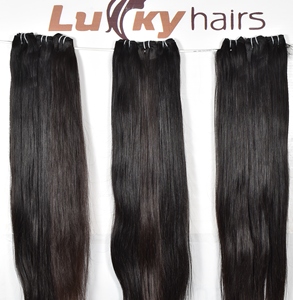 ชุดผมมนุษย์แบบอินเดียสำหรับต่อผมบริสุทธิ์แบบไม่พันกันไม่หลุด - Product Image 6