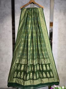 Pure Gajji Silk Dupatta Satin Fancy Digital Print Modal-para Sherwani Pure Mala Pure gajji dupatta Saree - Product Image 3