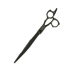 Best Quality Pet Grooming <b>Scissors</b> Black Color Coated Straight Blade Pet <b>Dog</b> Hair Grooming <b>Scissors</b> With Finger Rest - Product Image 4