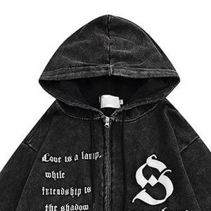 Women's Winter <b>Y2K</b> <b>Hoodies</b> Custom Size Zip Fleece Anti-Pilling Breathable OEM Service High Quality - Product Image 5