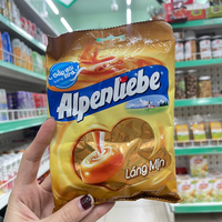 Échantillon gratuit Alpenlieb bonbons durs saveur lait caramel 115.5g fournisseur de produits de confiserie bonbons au lait caramen bonbons à la crème