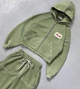 Chándal Deportivo Personalizado Unisex, Ecológico, Lavado al Ácido, Grueso, para Invierno, Estilo Informal y Actividades Deportivas - Product Image 6