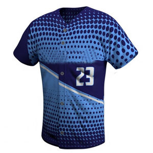 Uniforme de Béisbol Unisex Único, Conjunto Estampado con Diseño de Botones, Transpirable, Anti-UV, de Secado Rápido, Absorbe la Humedad, Talla Grande, Personalizable - Product Image 2