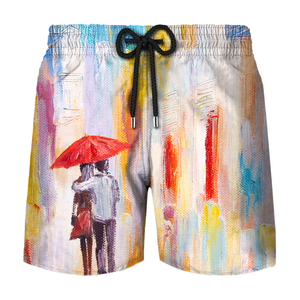 Pantalones cortos de playa para hombre, bañadores cortos que cambian de Color de agua, traje de baño de verano, pantalones cortos de secado rápido - Product Image 6