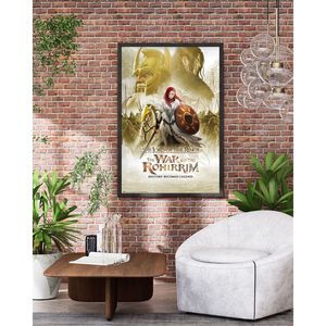 Modern Style the Lord of the Rings the Battle of the Rohirrim <b>Poster</b> Black Frame Paper Wall Art - Product Image 1