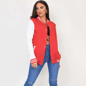 Chaqueta de Béisbol de Satén con Diseño Nuevo 2024, Cuello Alto, Estilo Urbano, Impermeable, para Invierno, con Forro de Lana, Estilo Letterman, Venta al Por Mayor - Product Image 3