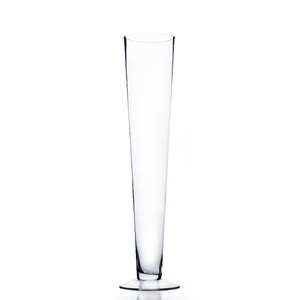 VTV0420 - แจกันทรงทรัมเป็ตแก้วพิลส์เนอร์ - ขนาด 20 นิ้ว - Product Image 1