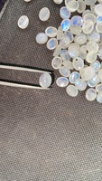 Opale naturelle taille brillant 8x10mm, pierre précieuse blanche lâche 1-2,5 carats, effet feu, certifiée par un tiers, pour la fabrication de bijoux, Mehrajudin Gems