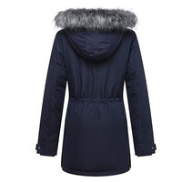 Nuevo Abrigo de Plumón para Mujer, Invierno, Casual, con Capucha de Lana y Peluche, Cierre de Cremallera, Transpirable, de Alta Calidad