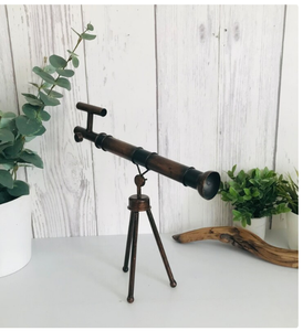 Telescopio Metálico Vintage de Primera Calidad, Soporte Hecho a Mano, Telescopio de Latón, el Mejor Artículo para Regalo - Product Image 2