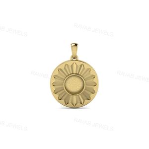 Haute qualité 25X18mm Semi montage plaqué or lait maternel charme bonne qualité pierre réglage bijoux pour femmes - Product Image 1