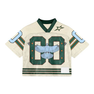 American Football Jersey-Customizable Design Breathable <b>Mesh</b> Fabric <b>Short</b> Sleeve Unisex Adult Sports Training & Daily Wear - Product Image 2