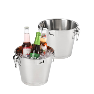 Cubo de hielo de vino de metal hecho a mano forma personalizada diseño extranjero de la más alta calidad para cerveza para ocasiones de fiesta de champán - Product Image 5