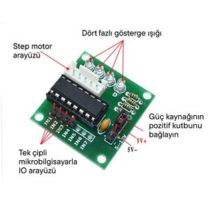 Módulo controlador de motor paso a paso Aek-Tech ULN2003 DC - Usado - Product Image 3