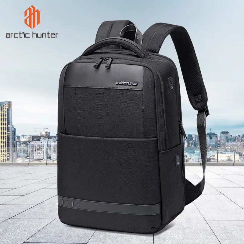 Mochila inteligente multifuncional arctic hunter, bolsa para negócios, mochilas masculinas, laptop, viagem, com entrada usb