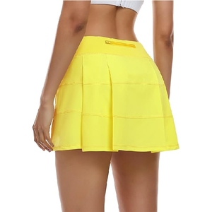 Custom Women's Sports <b>Pickle</b> Ball Tennis Skirt with Front/Waist Logo Quick-Dry Breathable Pockets & Shorts for Fitness Workout - Product Image 2