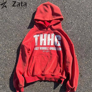 Hiver Hip Hop Custom Dtg All Printed Heavyweight French Terry Fleece Knitted Breathable Eco-Friendly Boxy Cropped Graphic - Product Image 2