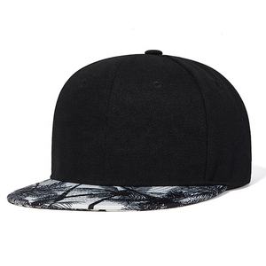 Vente en gros Imprimé Flat Bill Gorra Snapback Hat Structuré 6 Panel Deux Tons Snapback Caps Unisexe - Product Image 3