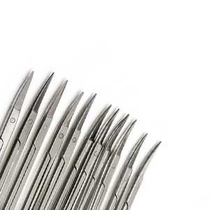 Nouvelles ciseaux iris de 12 pièces, 4,5 pouces, courbées, instruments chirurgicaux en acier inoxydable, outils médicaux de haute qualité, qualité chirurgicale manuelle - Product Image 2