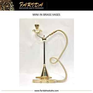 2023 meilleure qualité Mini Farida narguilé ensemble Vases en laiton massif avec des techniques de laque de Style égyptien traditionnel unique nouveauté - Product Image 6
