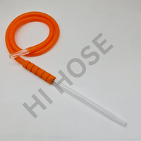Tuyau de chicha jetable de qualité supérieure avec poignée en mousse, en polystyrène et polyéthylène, longueur 1,6-1,8 m, couleur personnalisée, moulé