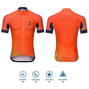 Uniformes d'équipe de cyclisme pour hommes faits sur commande en usine ensembles imprimés par sublimation respirante Design unique - Product Image 5
